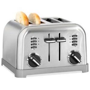 Cuisinart - CPT-180 Toaster, 4-Slice Classic Brushed Chrome