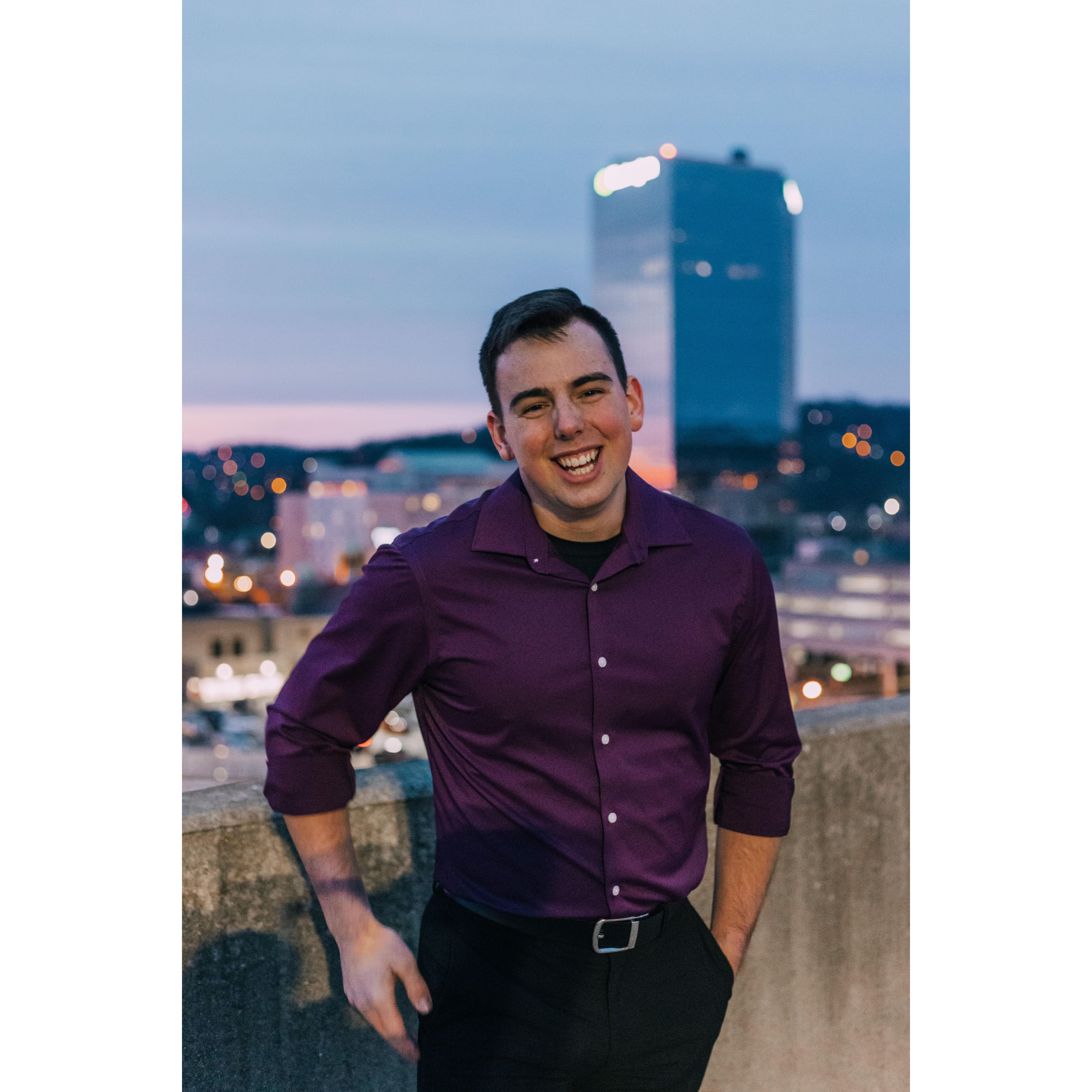 John endures a lot in dating (and now marrying) a photographer. Fun fact: this was taken on the parking deck in Charleston where we shared our first kiss, and then later our first "I love you!"