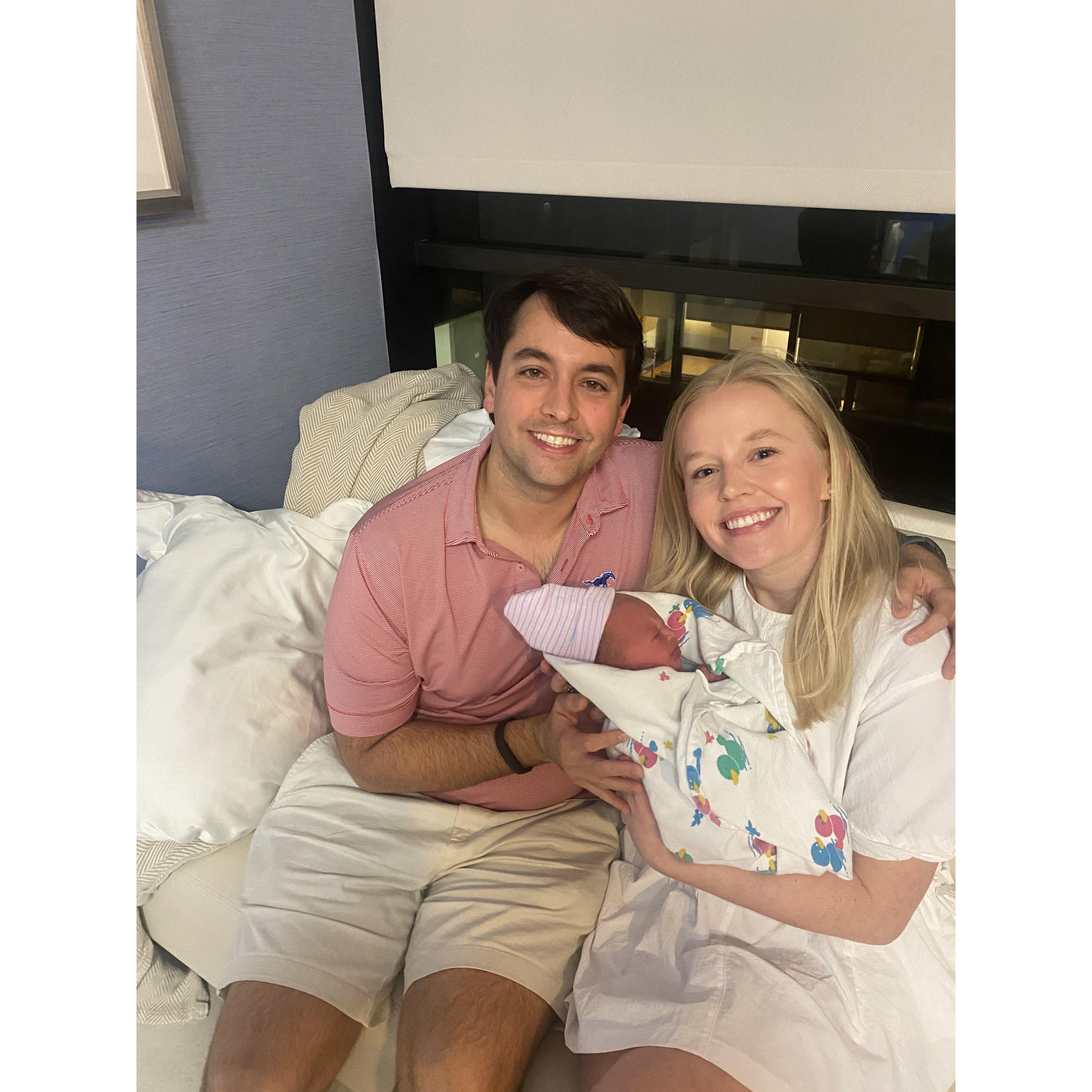 Meeting our first niece, Rosie!