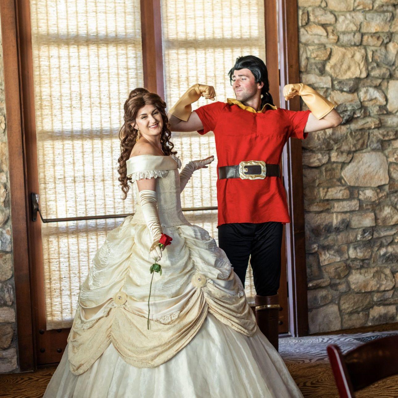 Parker Dressing up as Gaston in the hopes of getting my attention