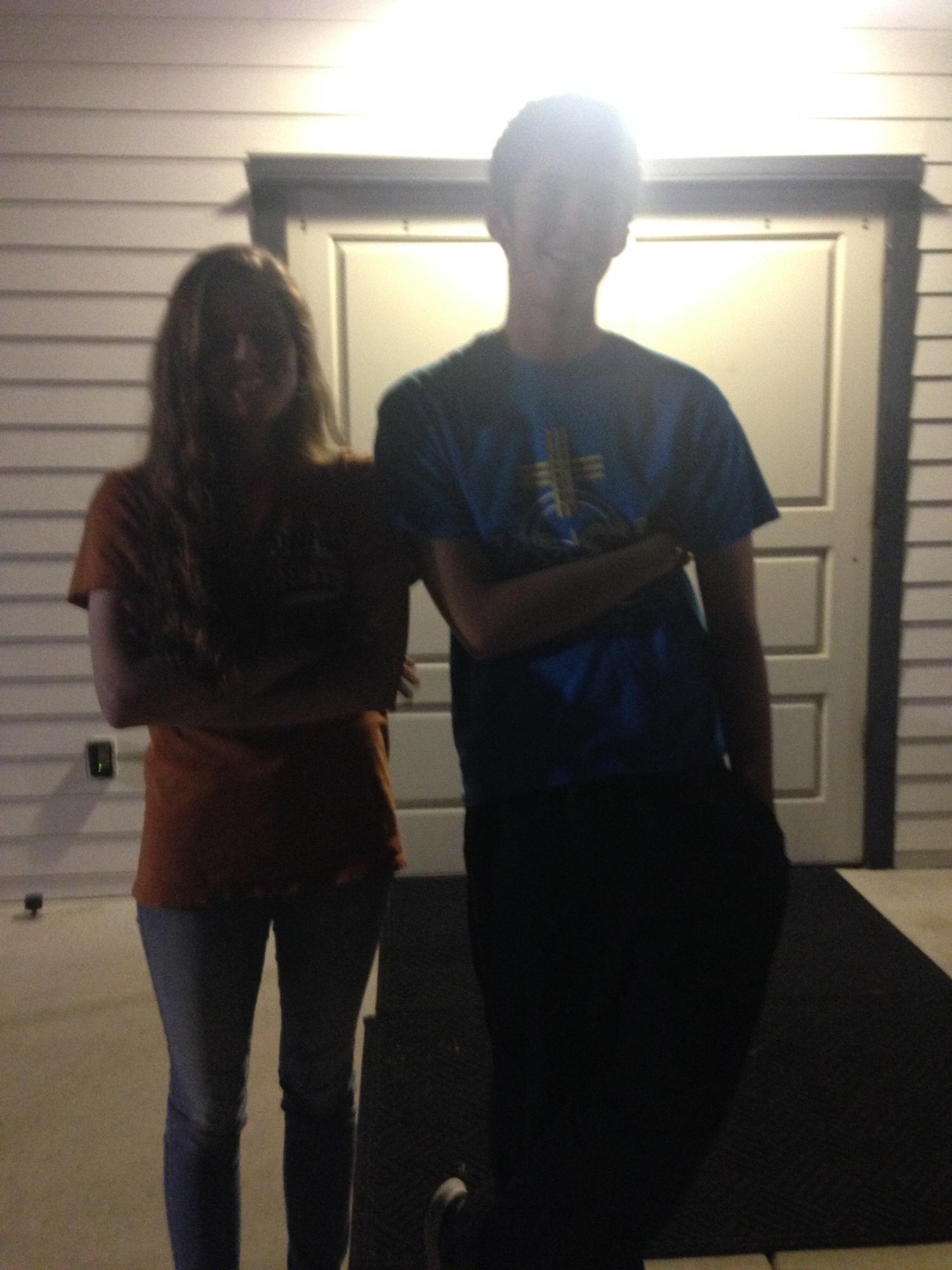 This was taken right before he asked me out on our first date. When he was walking me back to the car he asked if I have ever had Chipotle.
