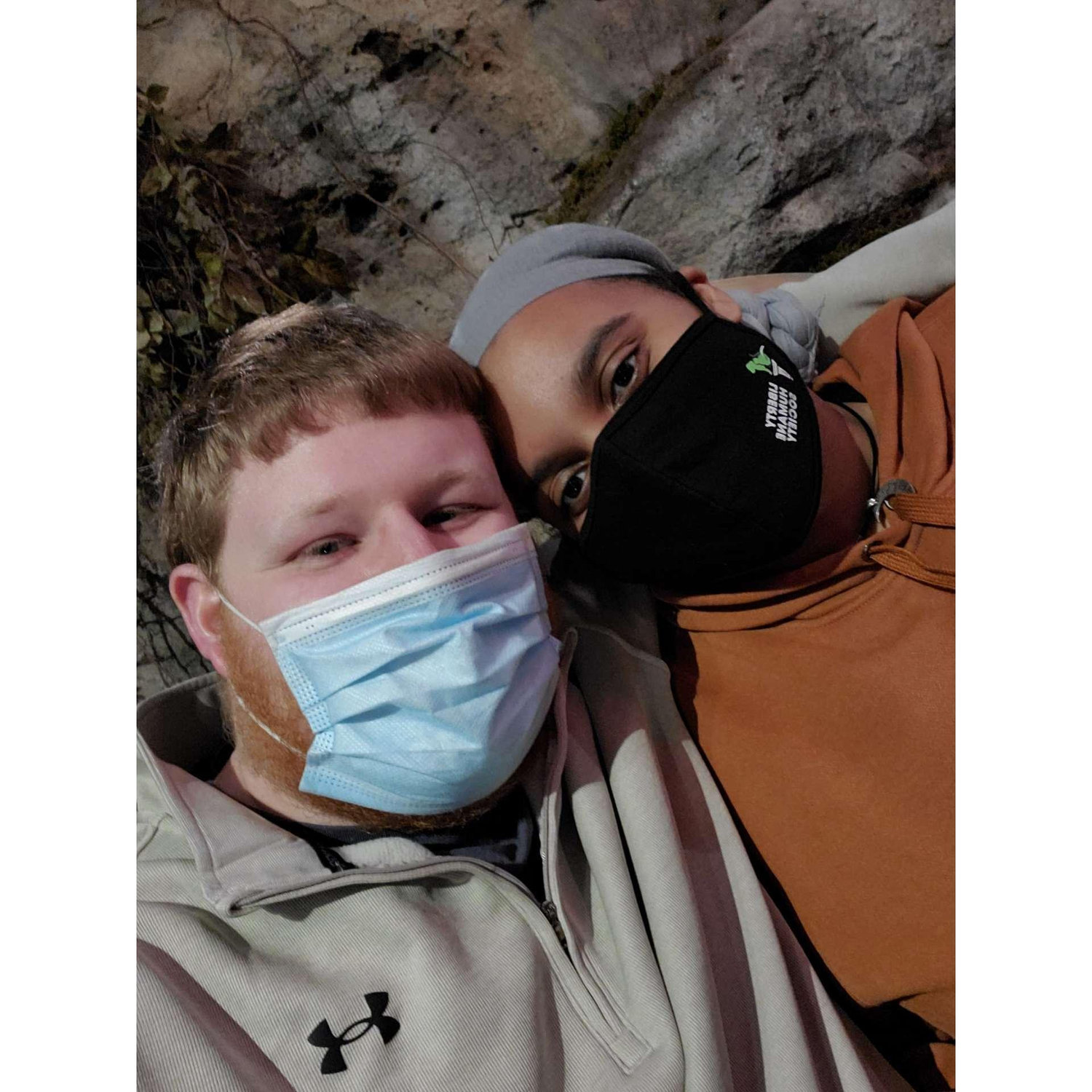 Our first date (vacation) after several years of long-distance was at the Bass Pro Shop Pyramid in 2021. Donned in masks, of course.