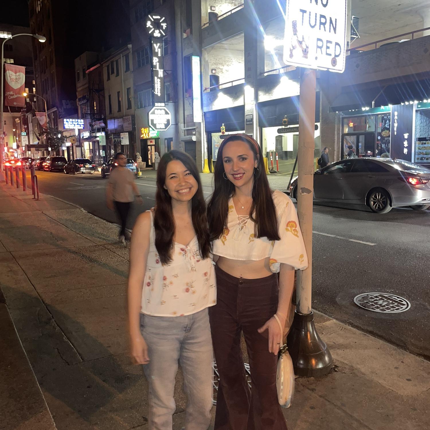 May 2023 - Alex and Avery visited Philadelphia and got dinner with Avery’s bridesmaid, Alyssa