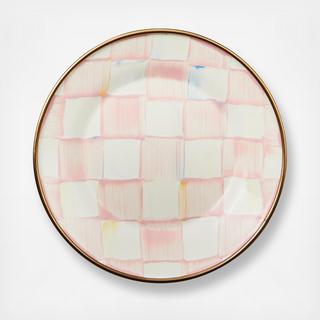 Rosy Check Appetizer Plates, Set of 4