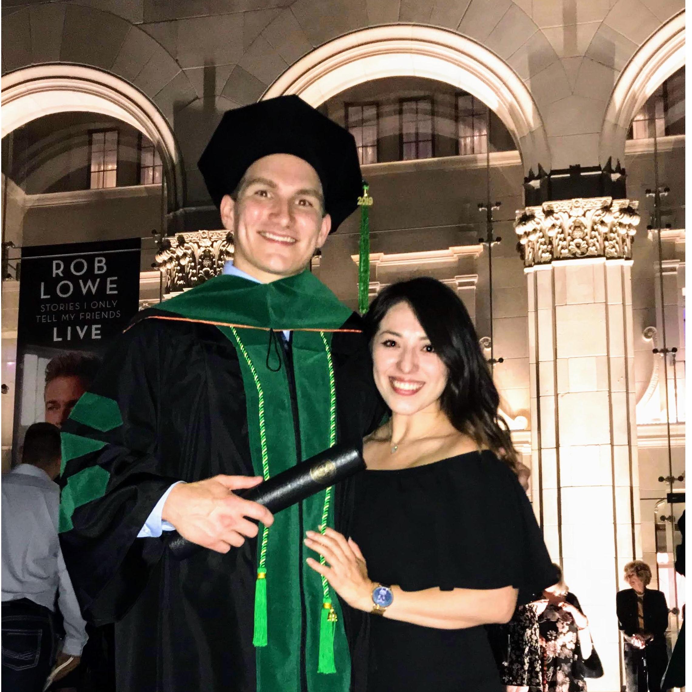 Dr. Ryan Ortez! 
Med school graduation 2019