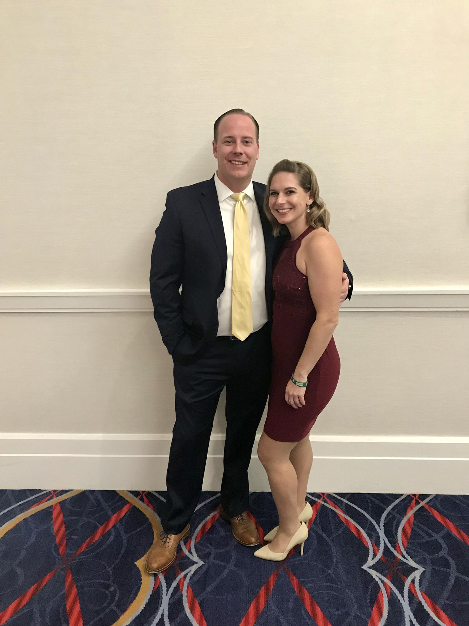 Our first Christmas party together