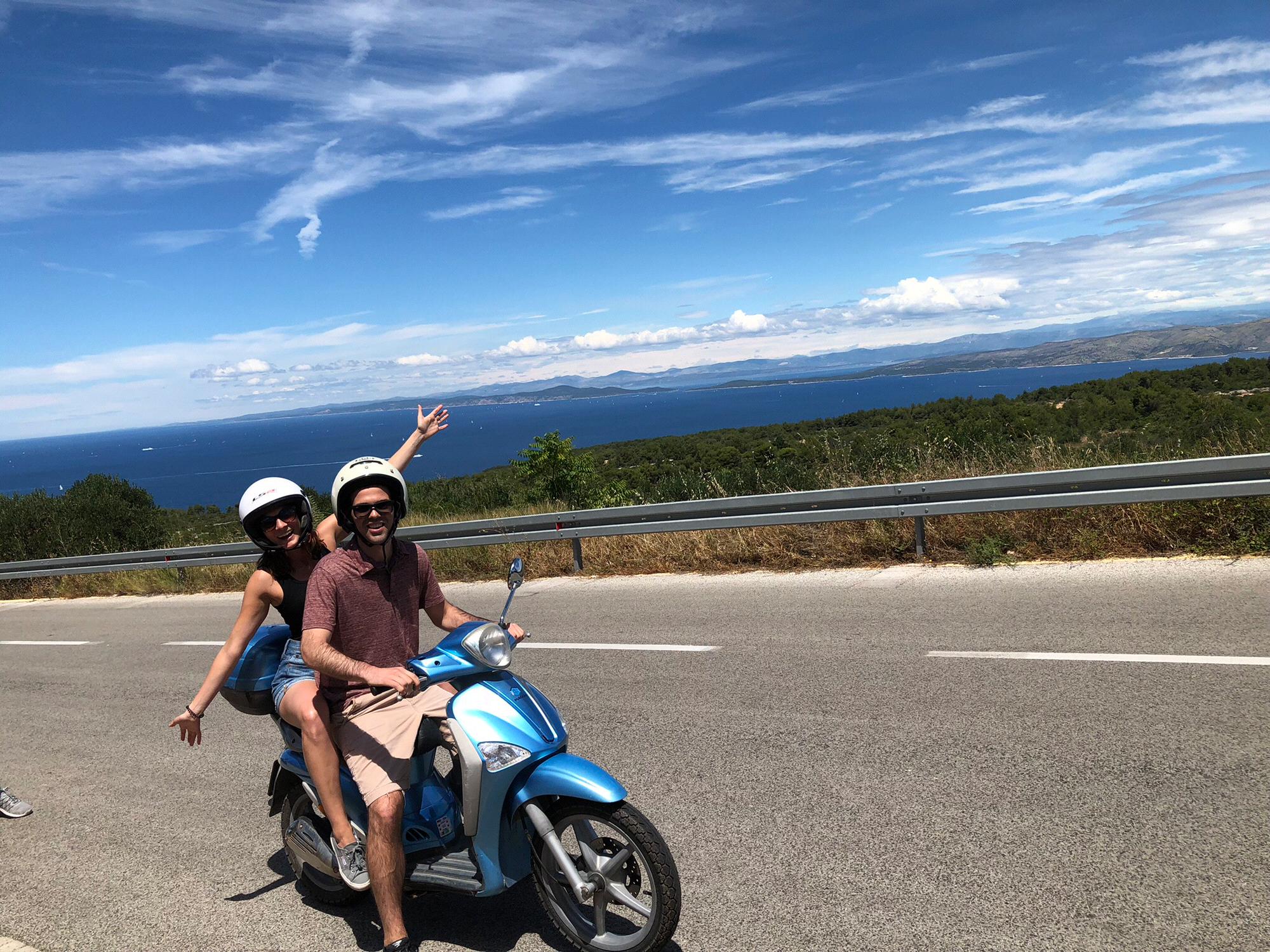 Scootin’ around Croatia. Summer 2018