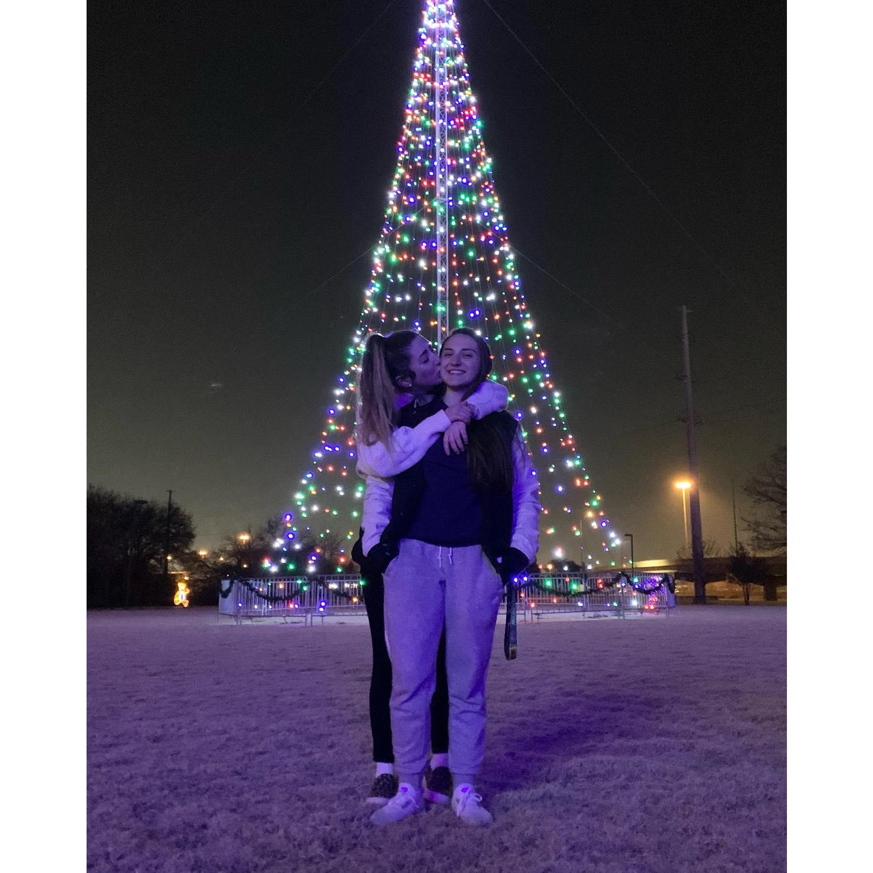 Our first Christmas together as a couple