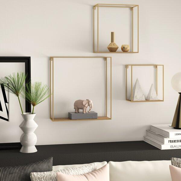 Welty 3 Piece Wall Shelf Set