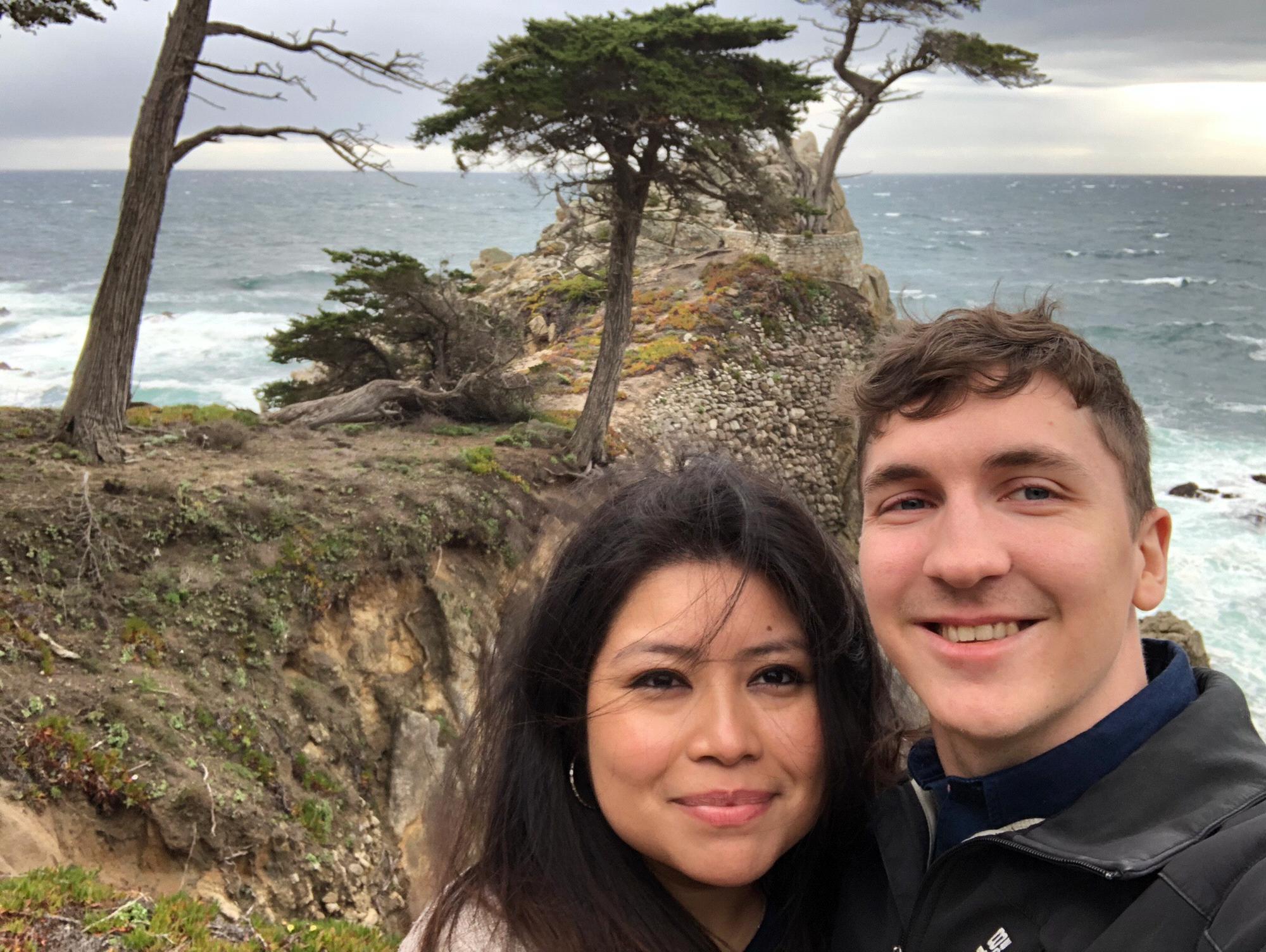 Monterey Bay - Sonia and Adam's first road trip!