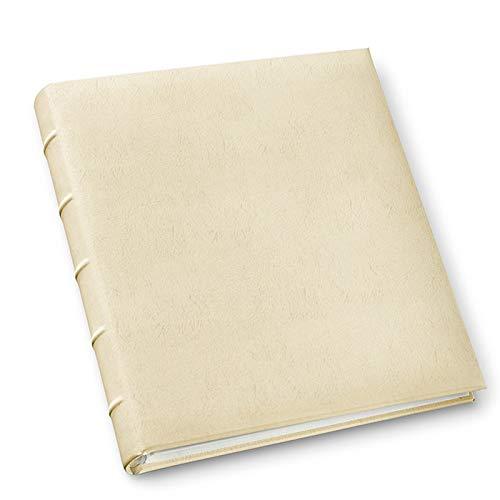 Leather Gallery Photo Album, by Gallery Leather, 11.75"x10.5", Freeport Ivory