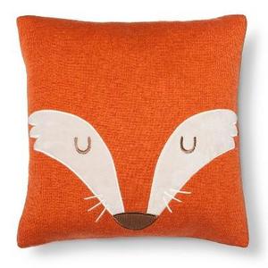 Fox Square Throw Pillow (14"X14") Orange - Pillowfort™