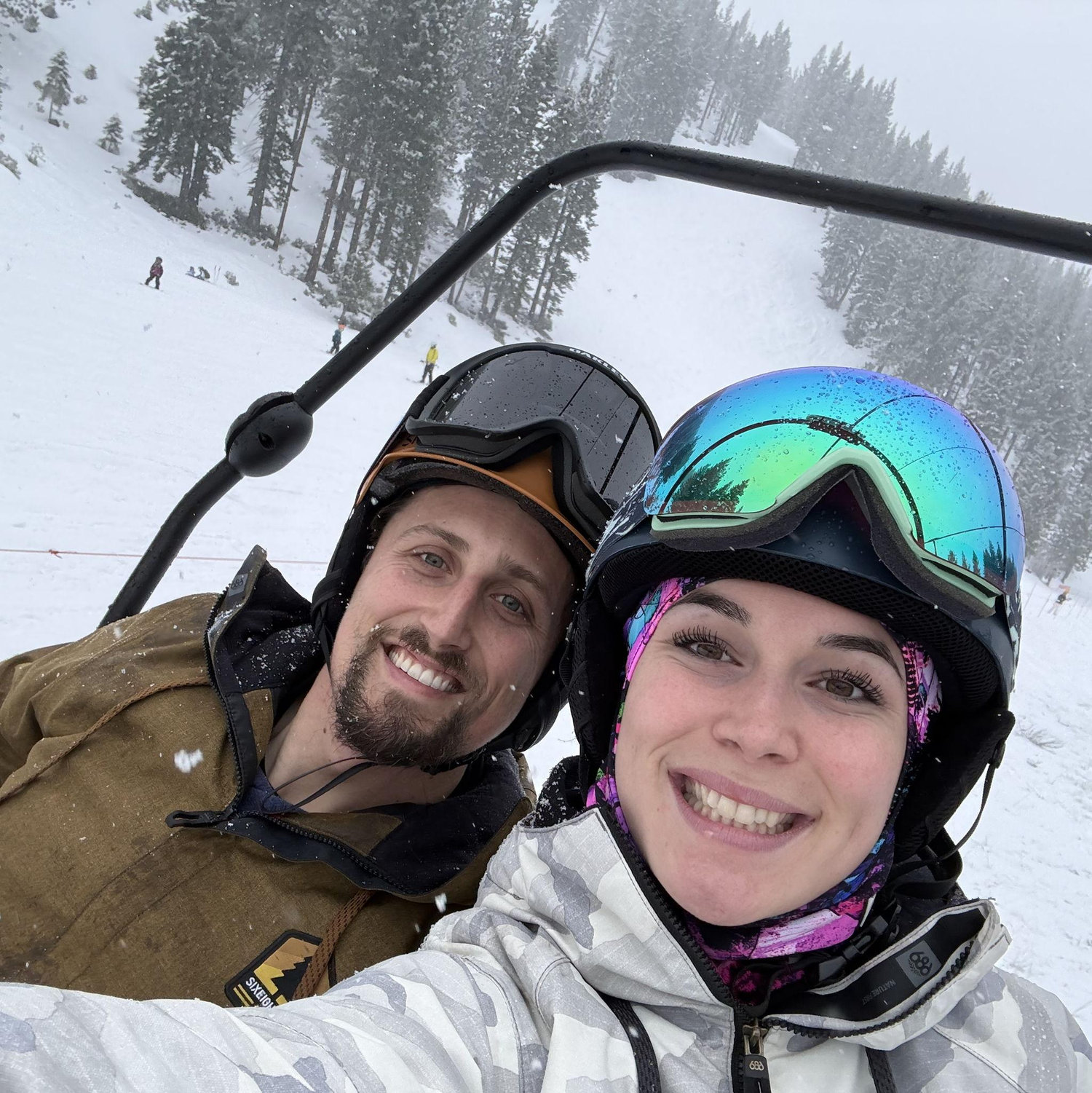 Teaching him something new, loving every second of it ⛷️