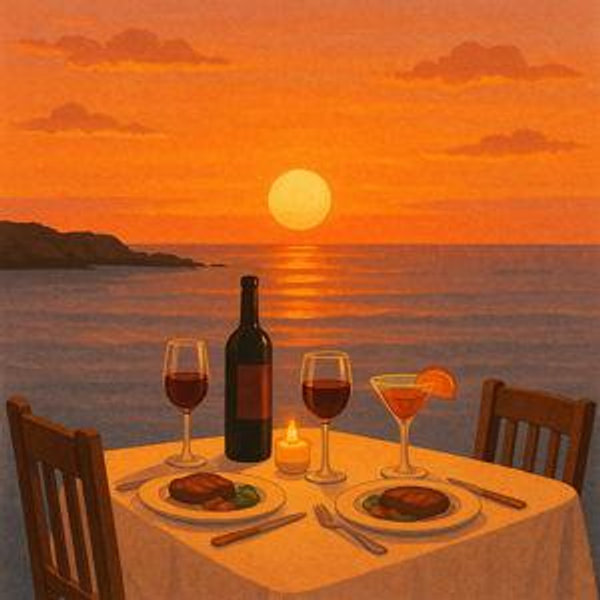 Honeymoon Sunset Dinner and Drinks