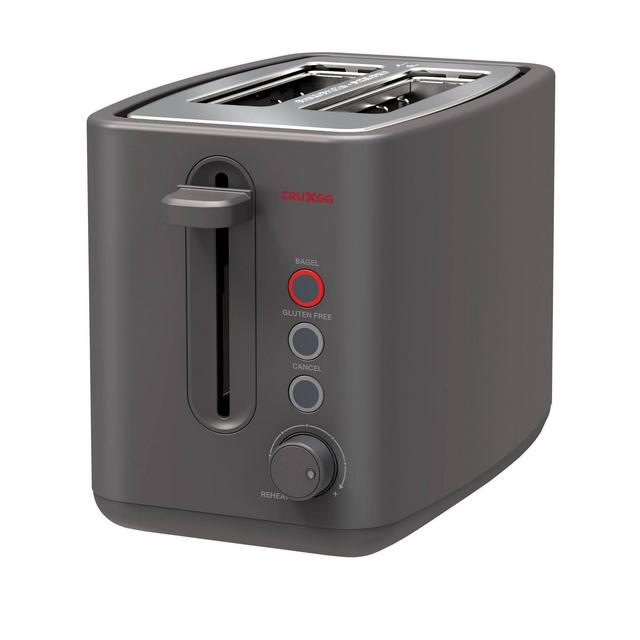 CRUXGG TSTR 2 Slice Toaster - Smoke