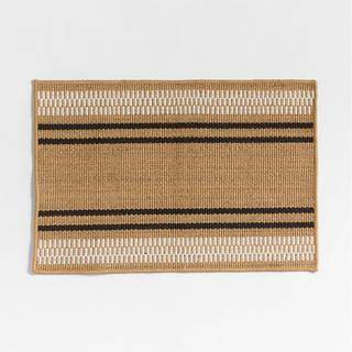 Modern Woven Stripe Indoor/Outdoor Doormat