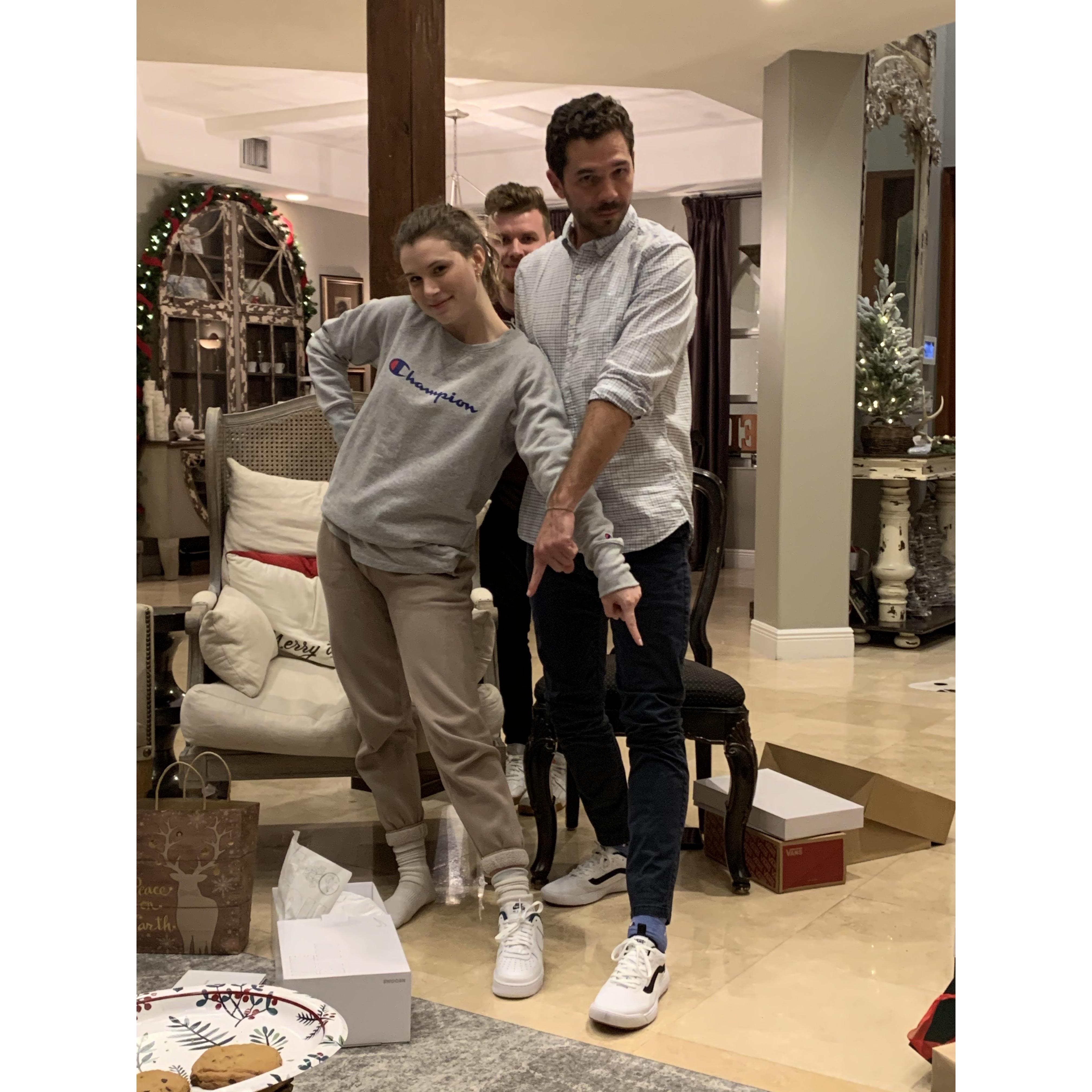 Our first Christmas together (our first Christmas with ANYONE!) and we both nailed the gifts!