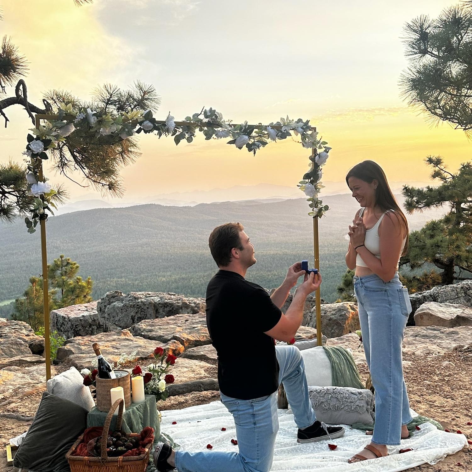 Casey proposed!