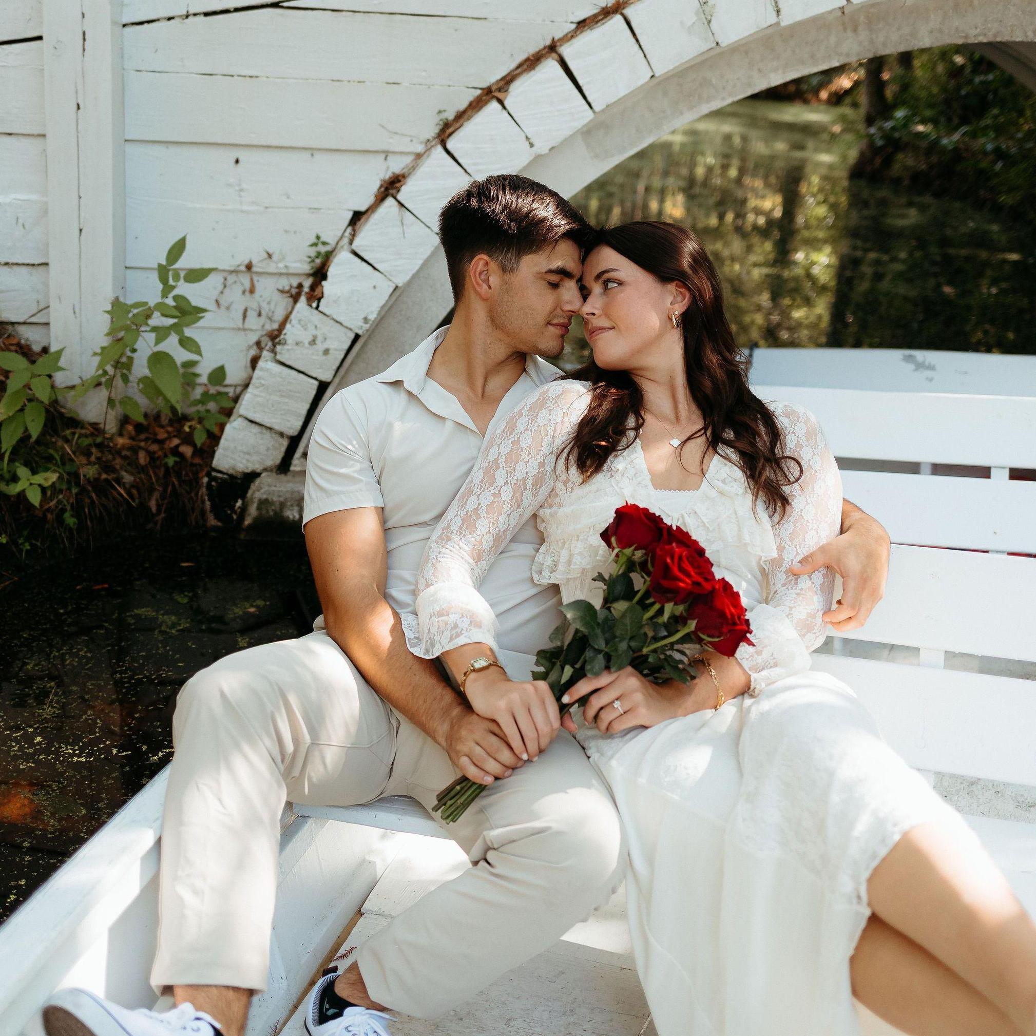 In September, Nathan and Amanda took their engagement photos at the location where the Notebook was filmed!