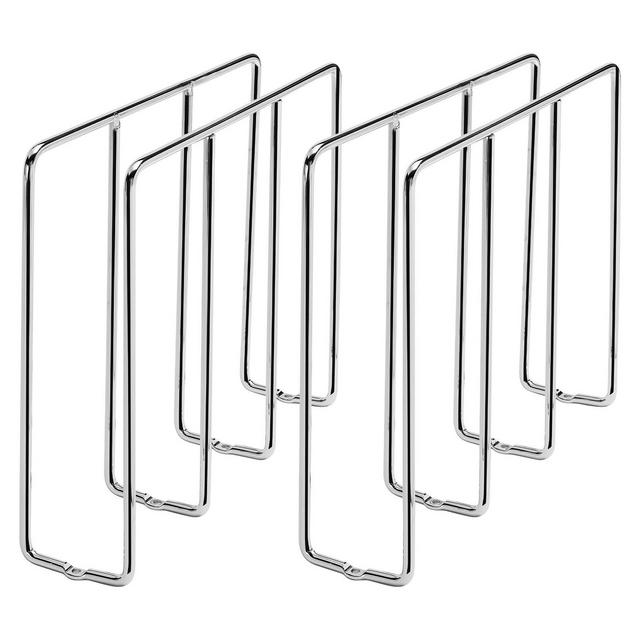 Rev-A-Shelf 596-10CR-52 U-Shaped Kitchen Cabinet Rack Holder Organizer for Bakeware, Cookie Baking Sheets, Cutting Boards, & Lids, Chrome