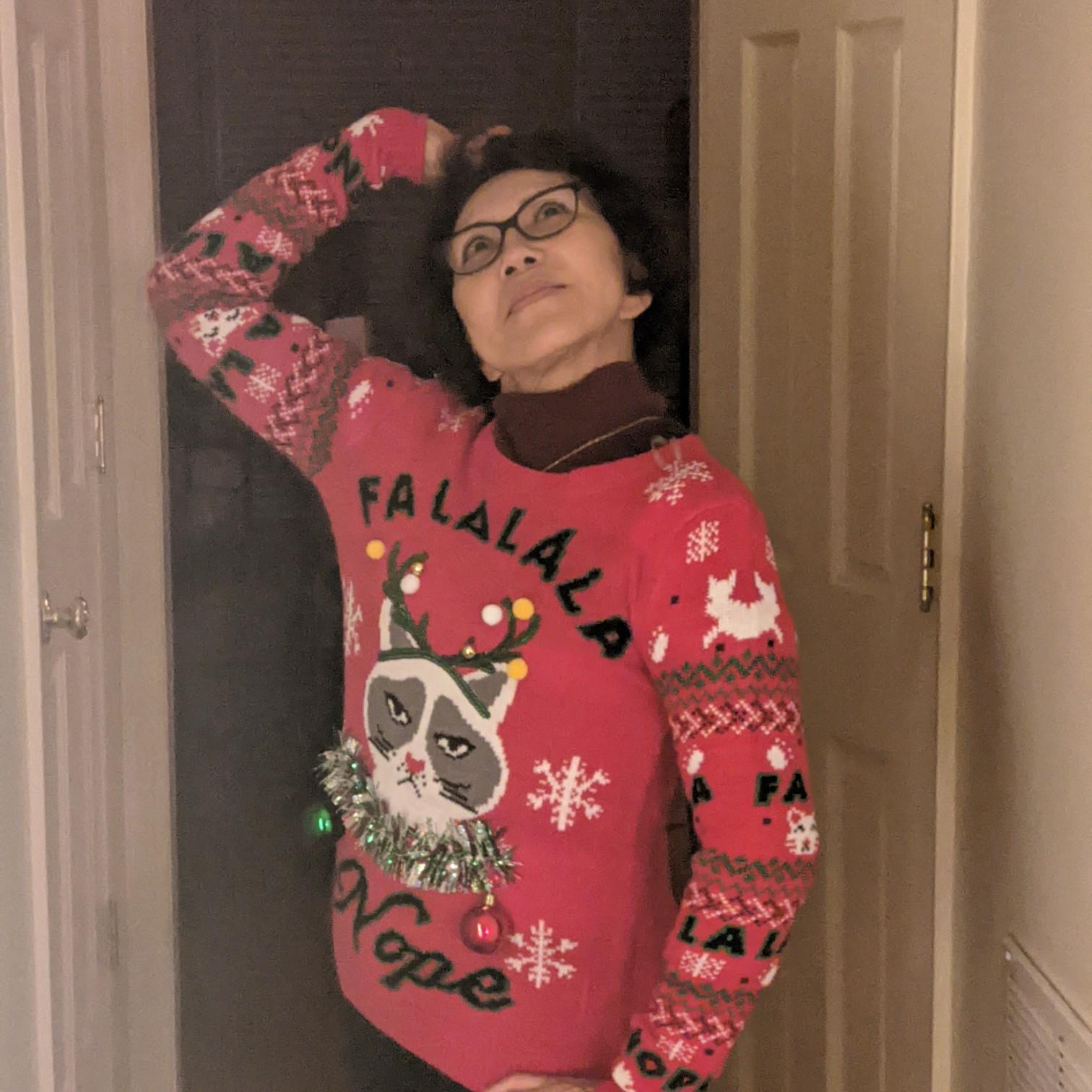 Ugly Christmas Sweater Fashion Show, December 2021