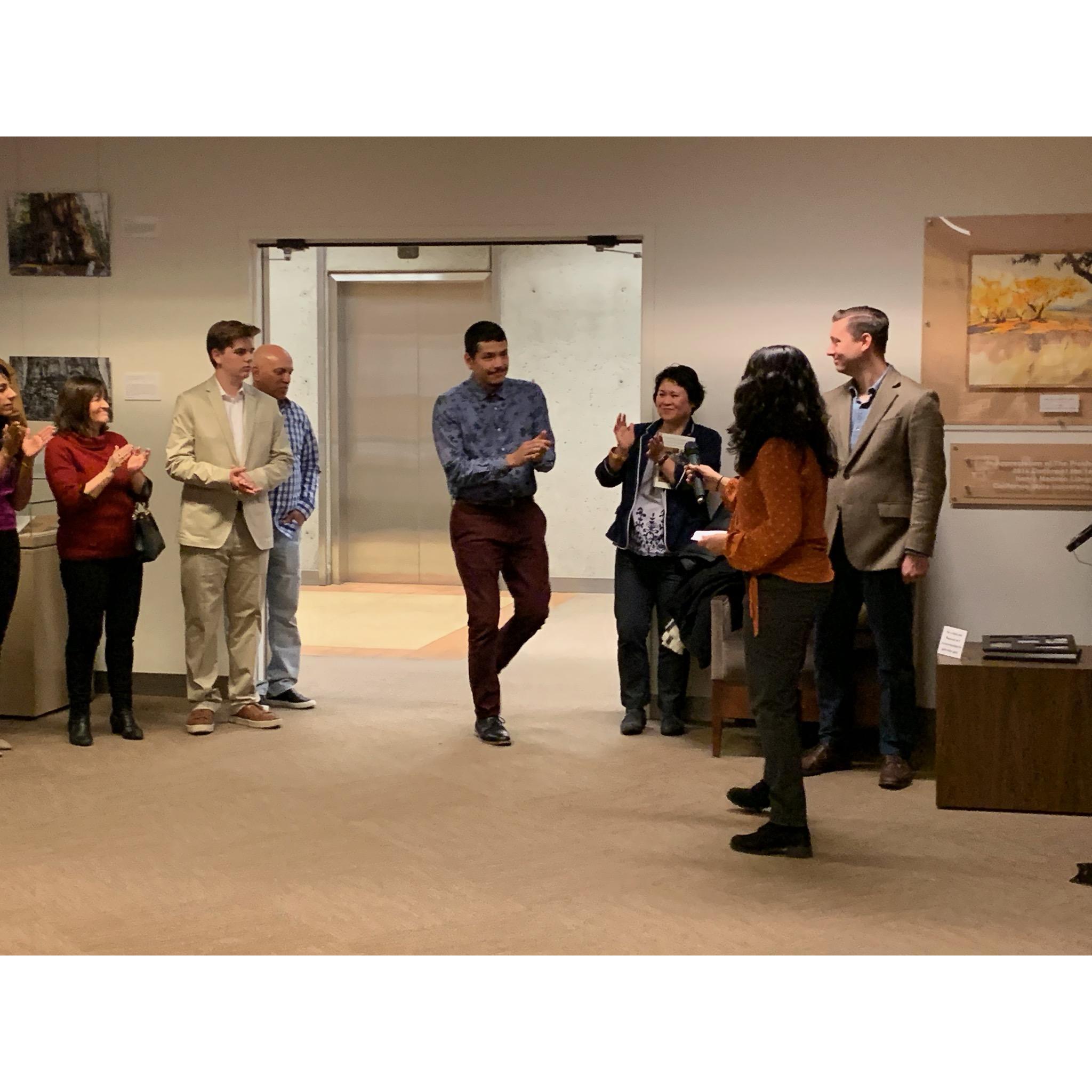 We both spoke at the introduction to the project "Surveying Utopias: A Critical Exploration"