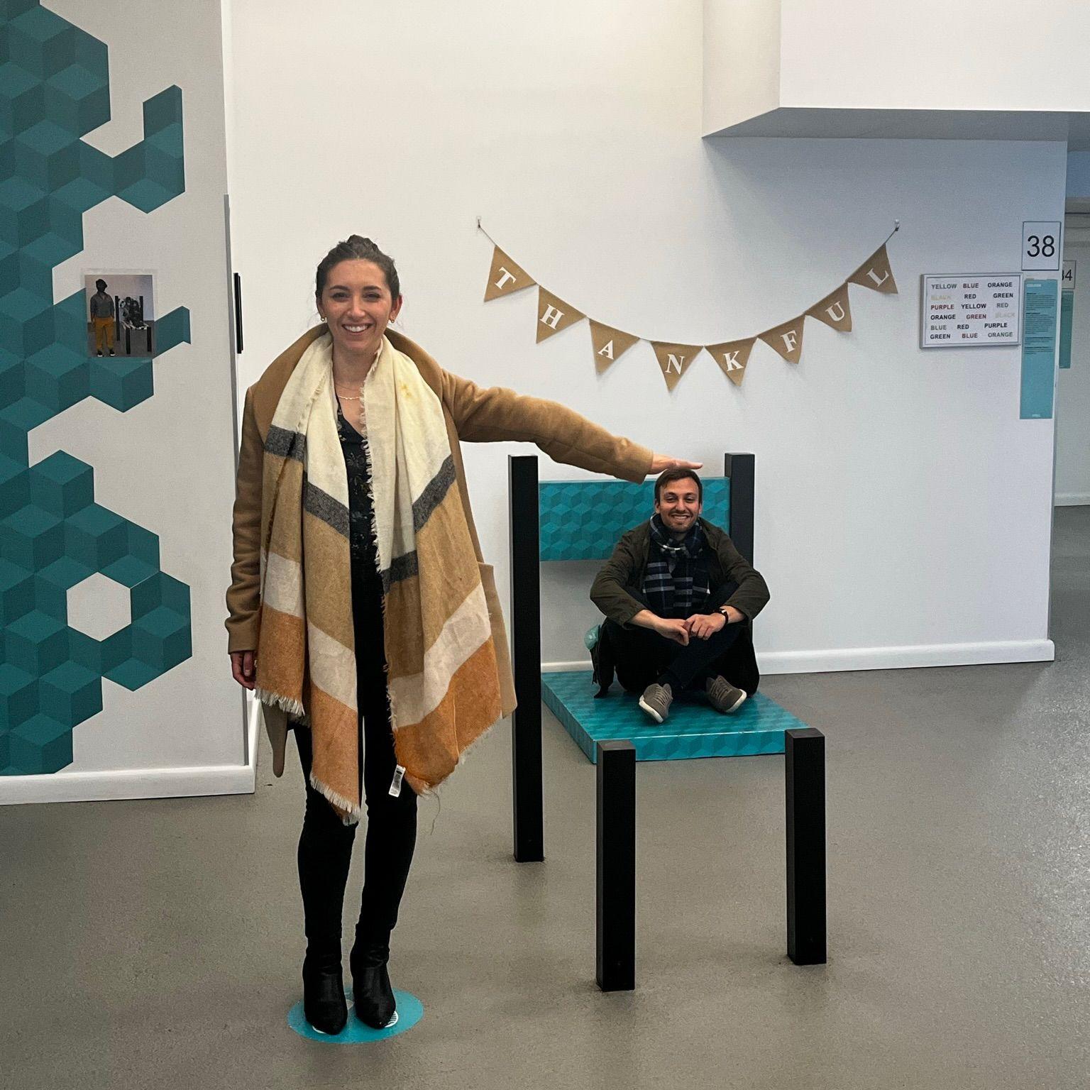 Few people know that Santi is actually 2 feet tall