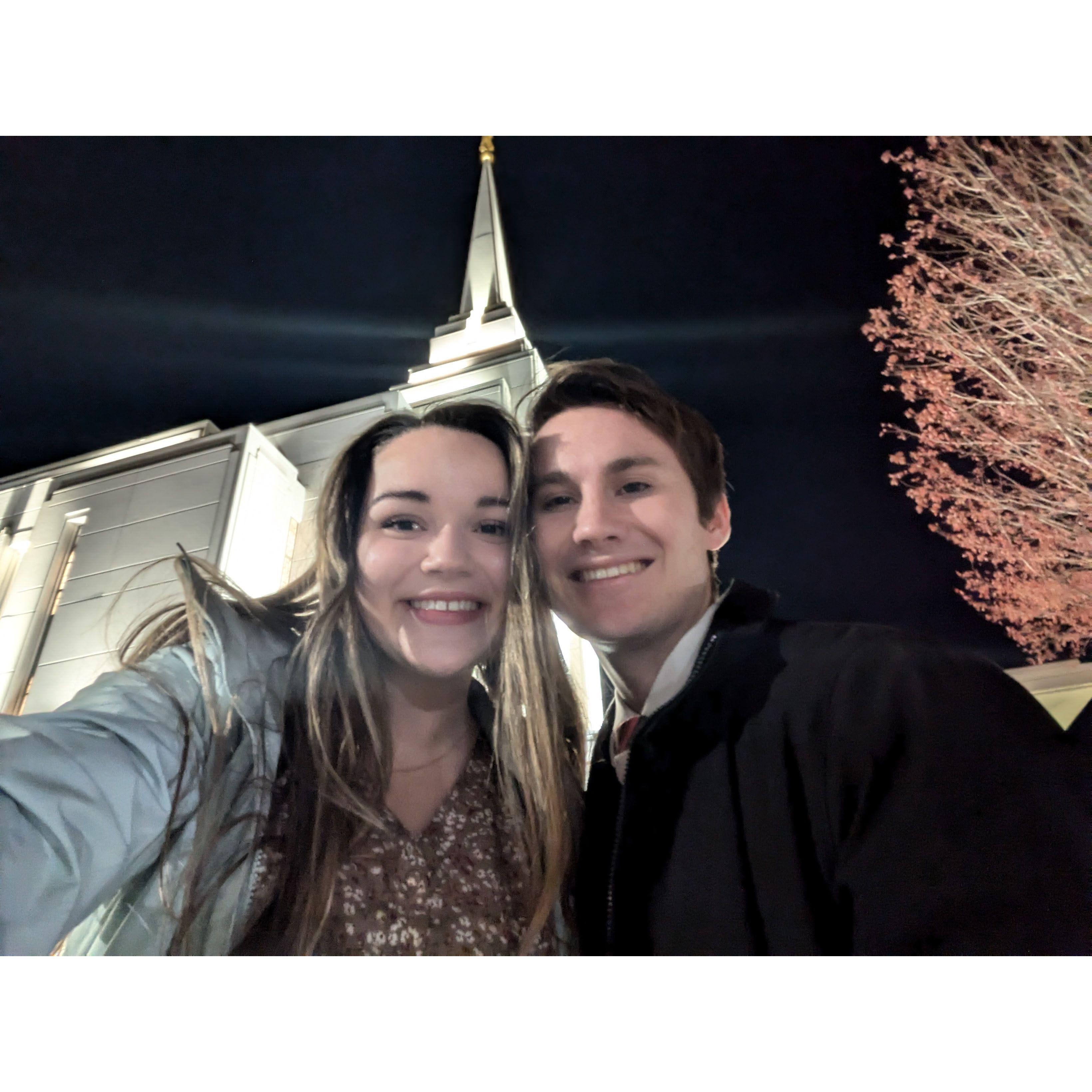 We love going to the temple