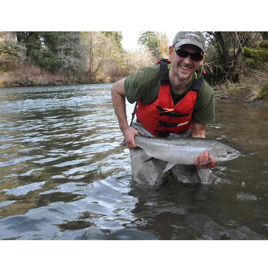 Fishing on the Siletz River. 2014