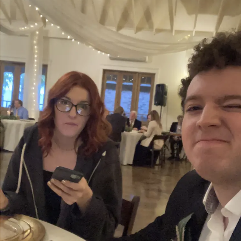 ... Here he does it again! It's always at weddings too