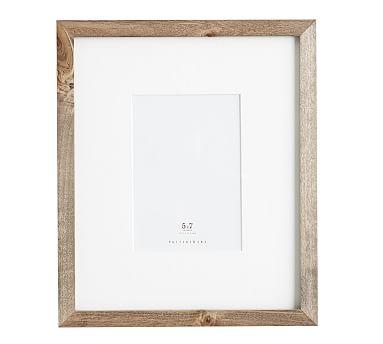 Wood Gallery Single Opening Frame, 5x7 - Gray