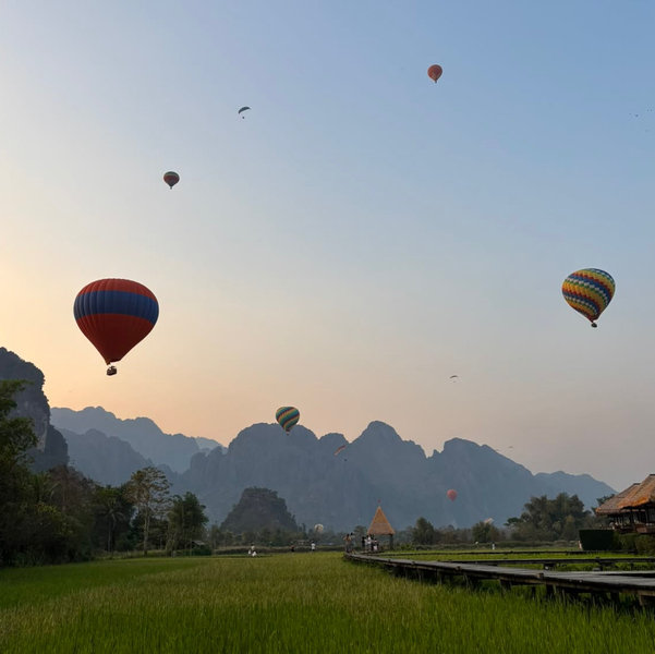 Paseo en globo Aerostatico en Cambodia