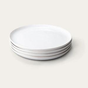 Salad Plates White Glossy