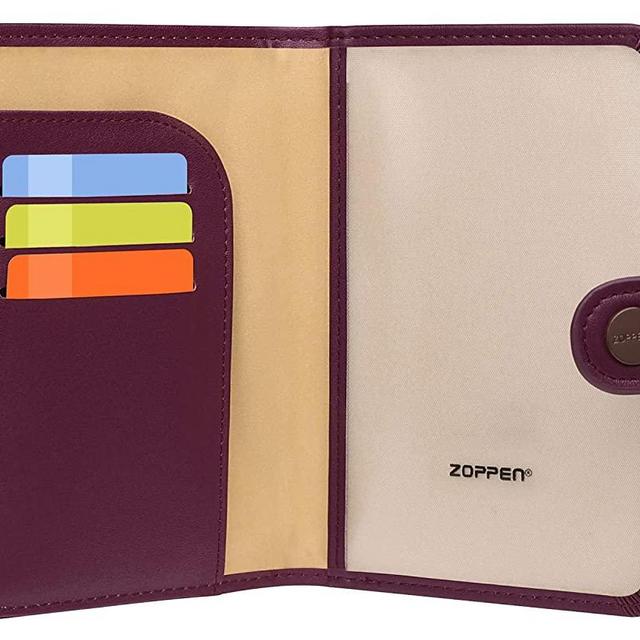 Zoppen Passport Holder Cover Wallet for Women Rfid Blocking Travel Wallet Id Card Case