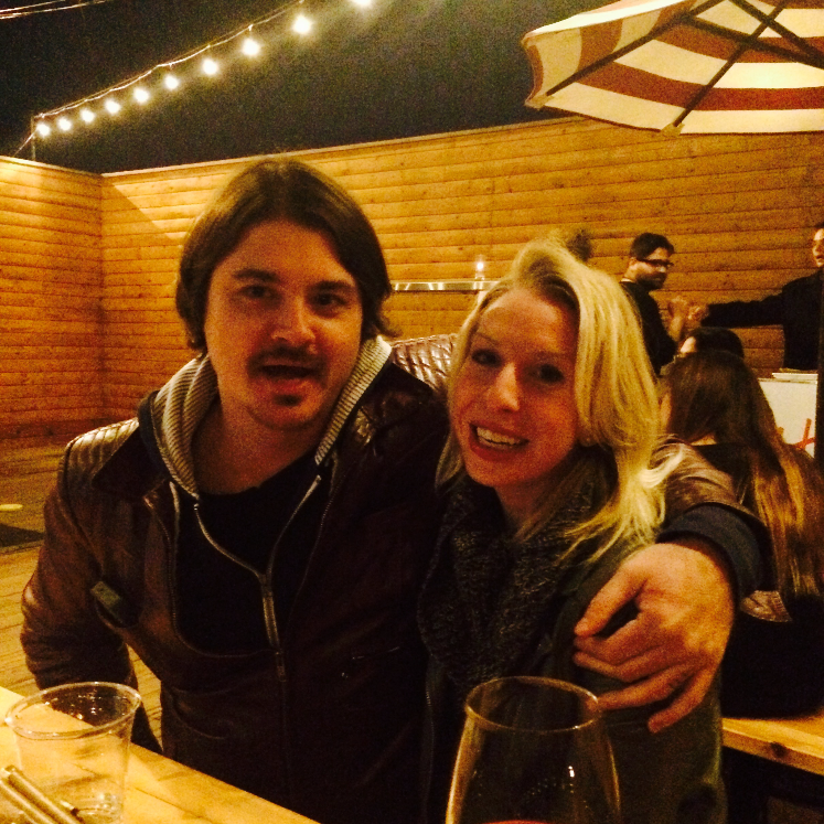 Another early pic. Lots of hairstyles in this relationship.