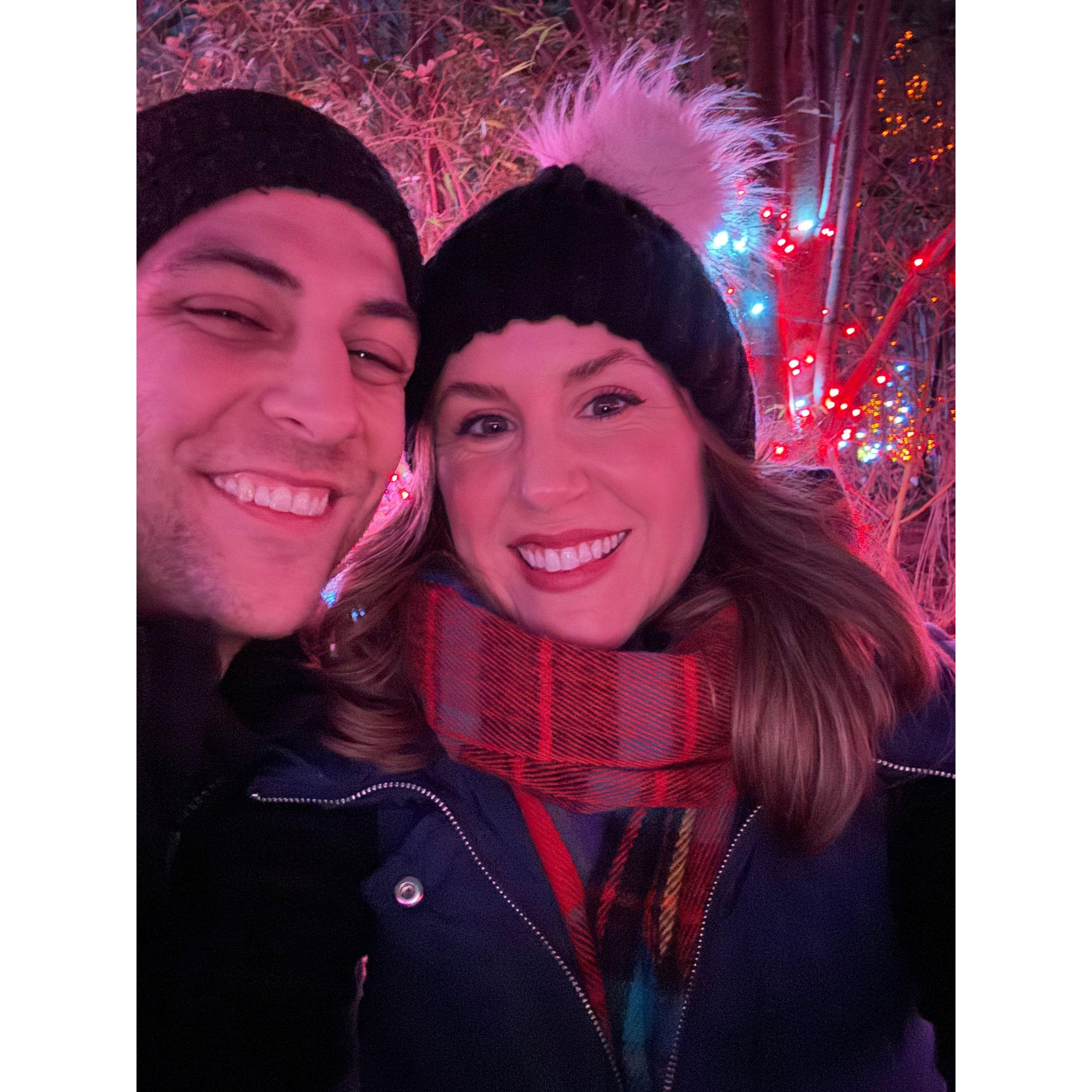 Nat & Gord at the Festival of Lights, December 2023