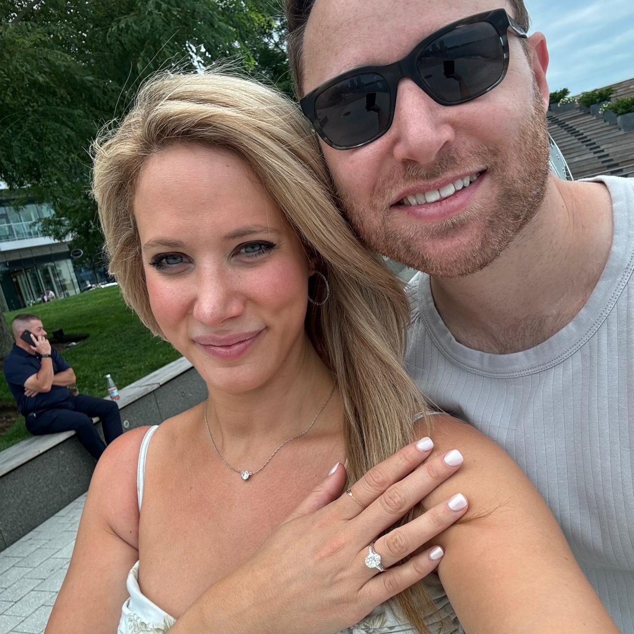 Post engagement selfie :)