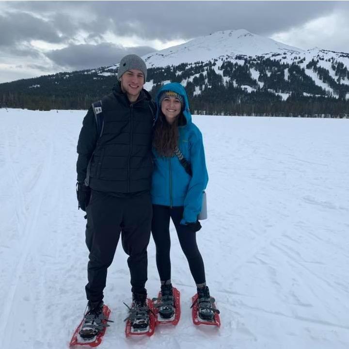 Snowshoeing around Mt. Bachelor in Bend Oregon in January of 2019!