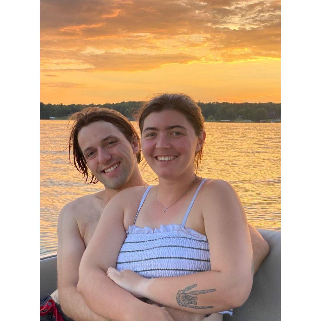 We went to the lake with Case's family for the 4th of July 2022.