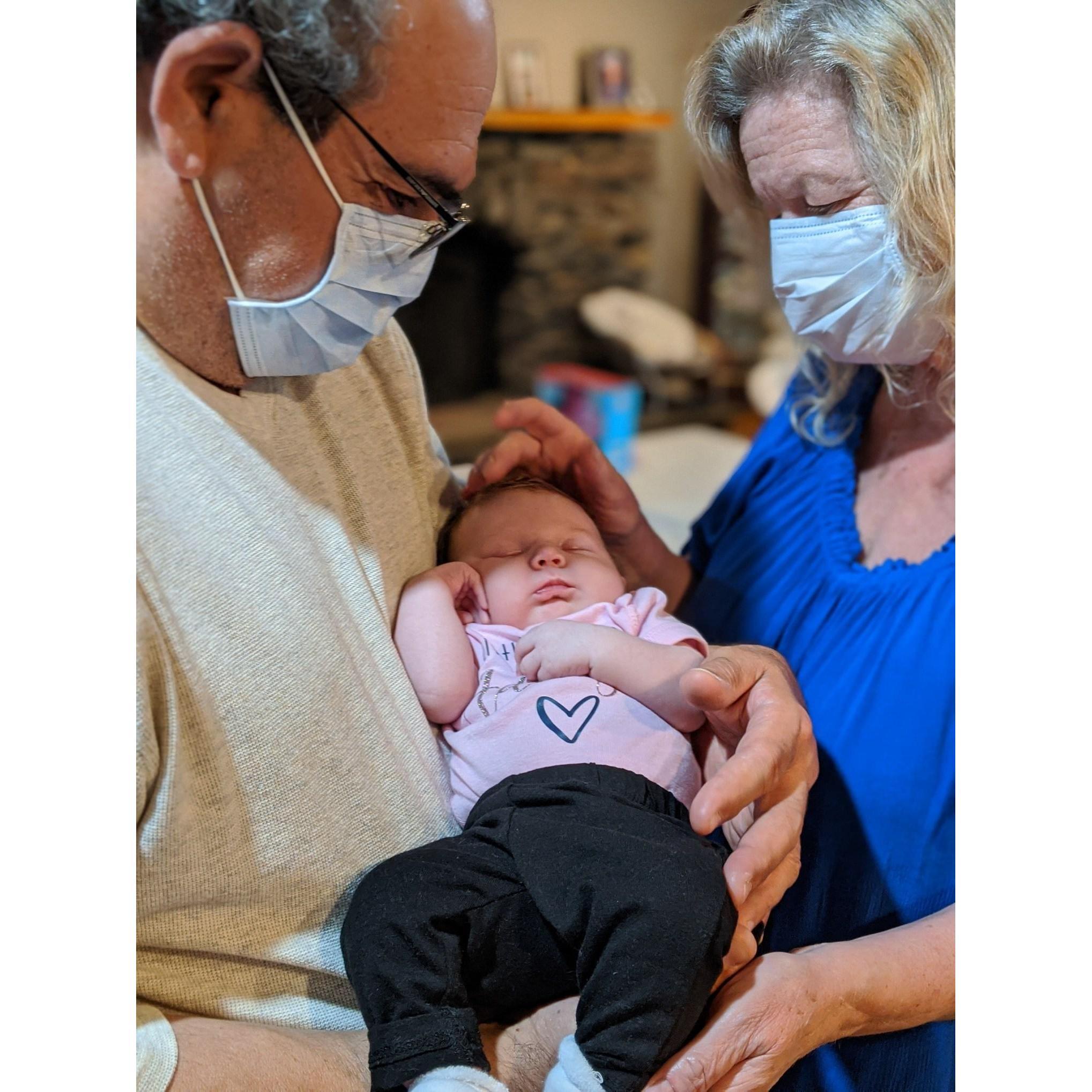 Grandma, Grandpa and Addie