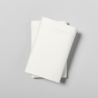 Standard Pillowcase Set Linen Blend Sour Cream - Hearth & Hand™ with Magnolia
