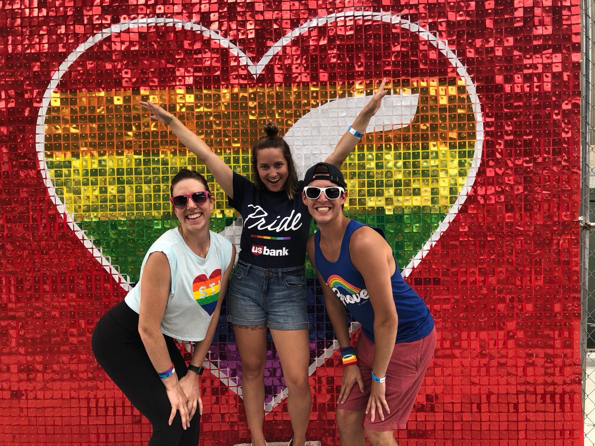 #PRIDE!! From our first Pride Parade together in St. Louis.