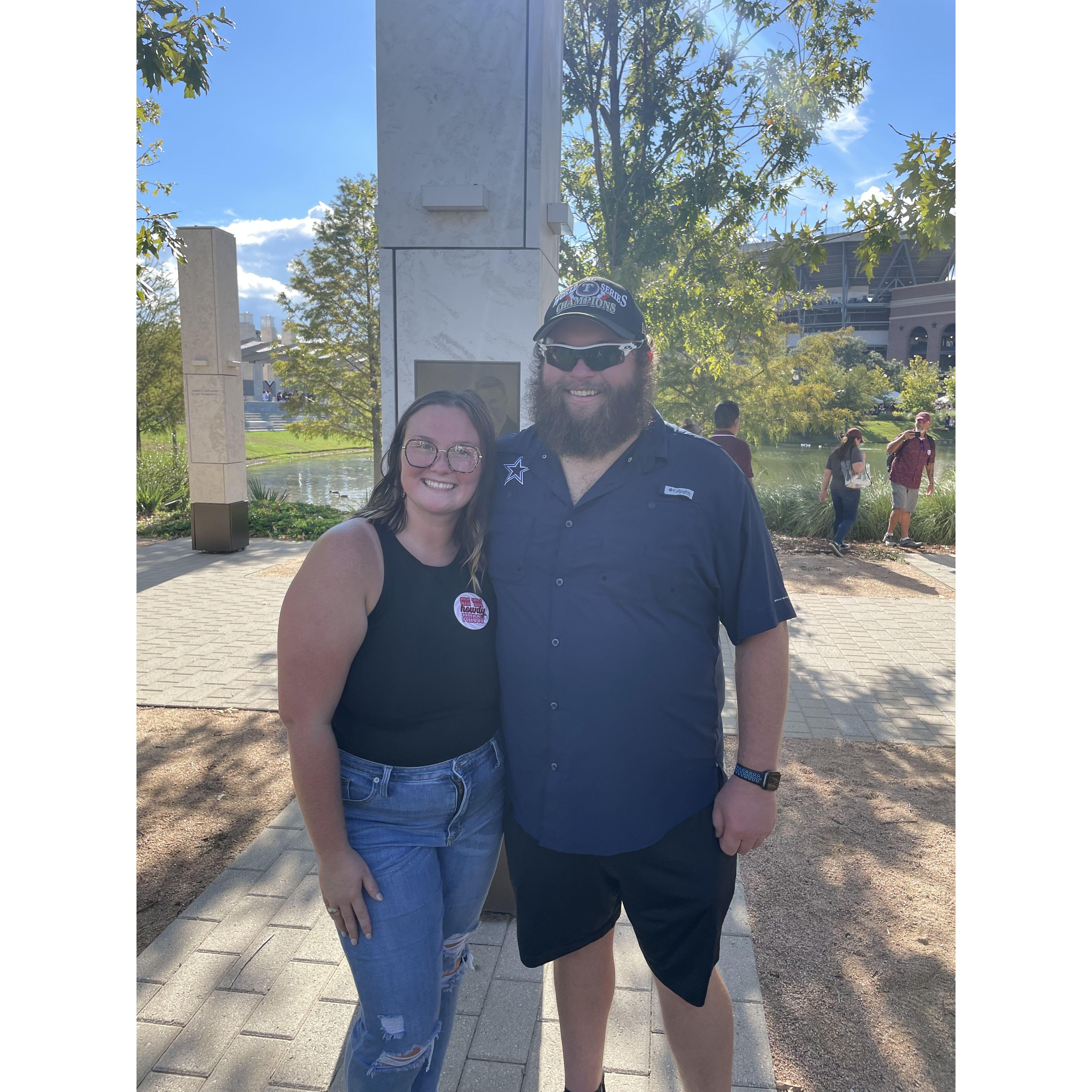 Sean's first (and not last ;)) time in College Station, TX!