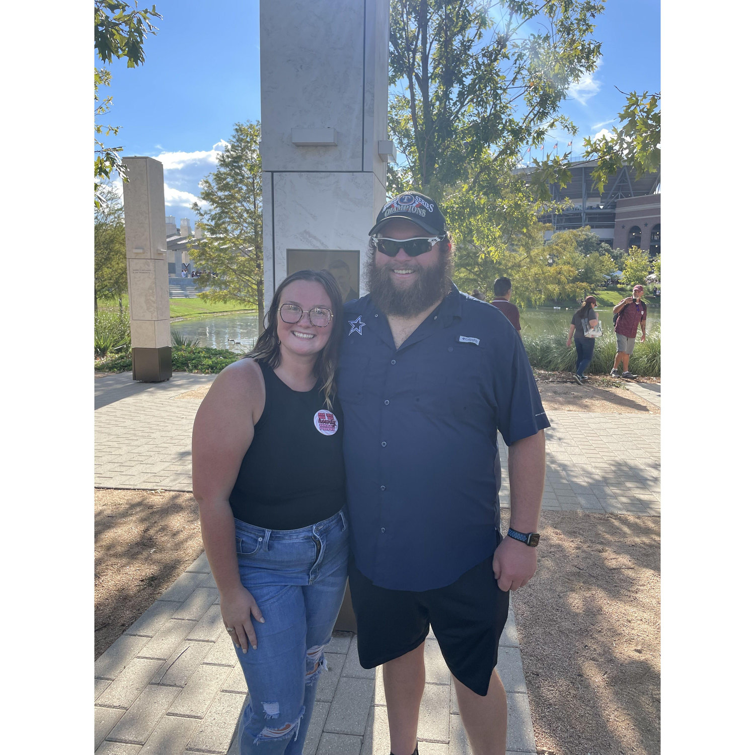 Sean's first (and not last ;)) time in College Station, TX!