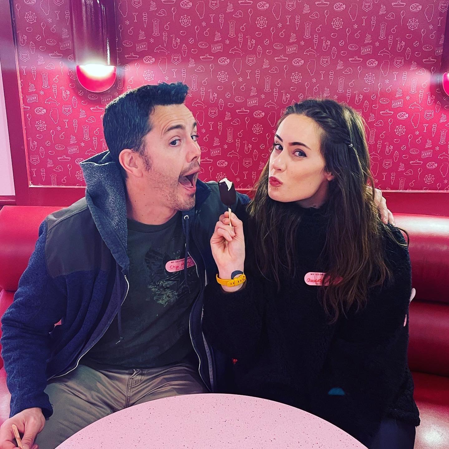 Lee came to visit me on tour in March for our 5 year anniversary. We went to the Museum of Ice Cream in Chicago, IL