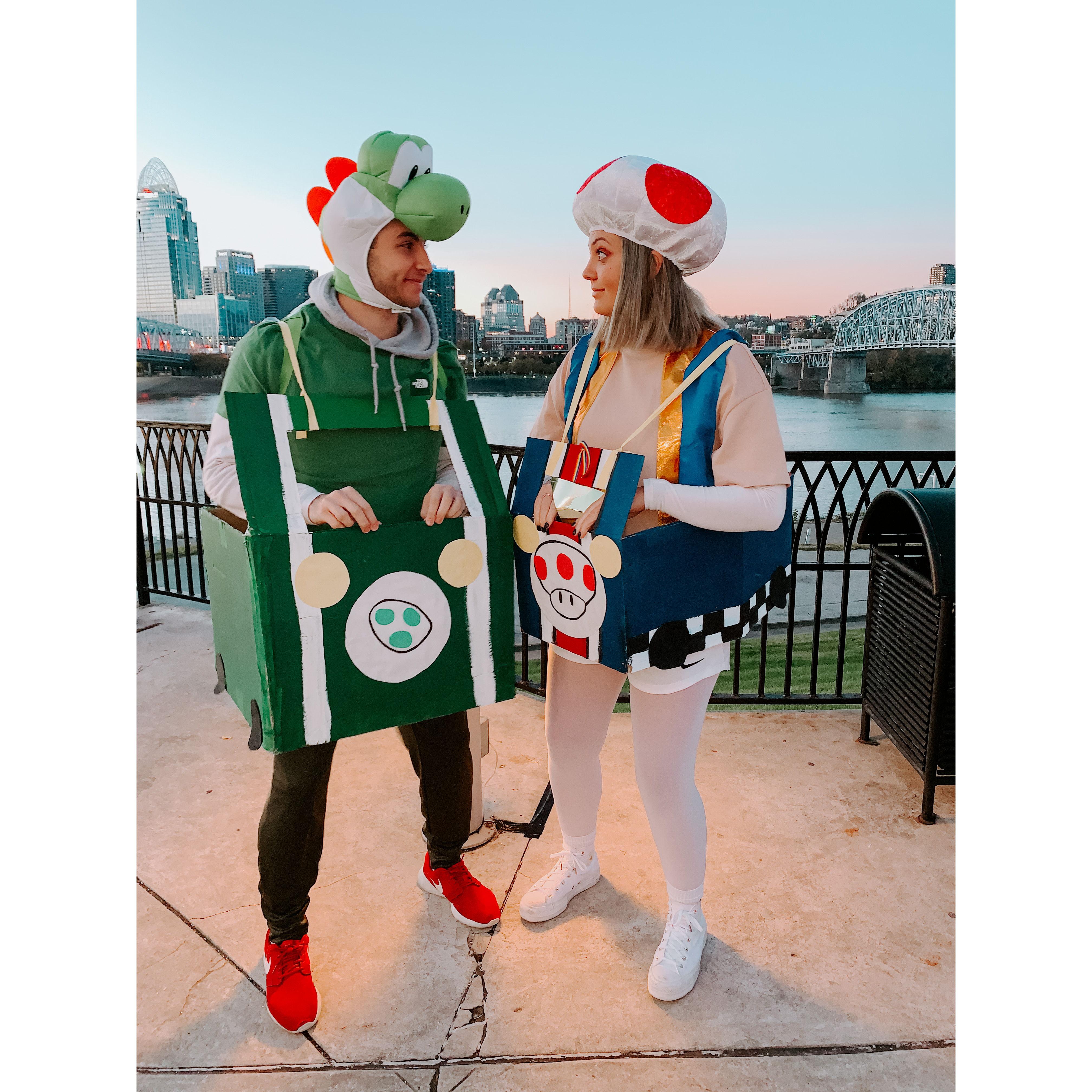 2020: The iconic Mario Kart halloween costumes
