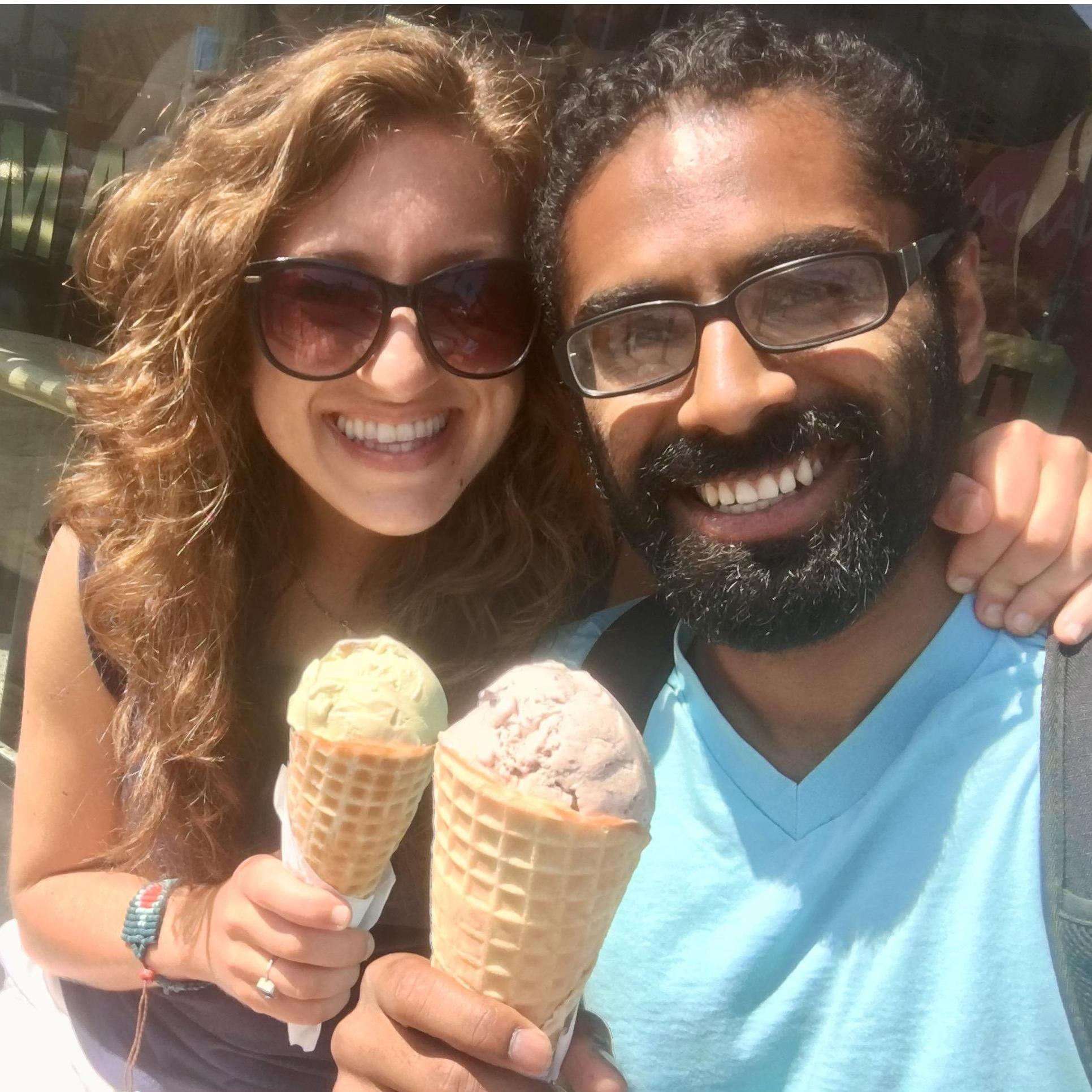 Many of you probably know about our love for Salt and Straw ice cream. This was Aakash's first visit in 2018.