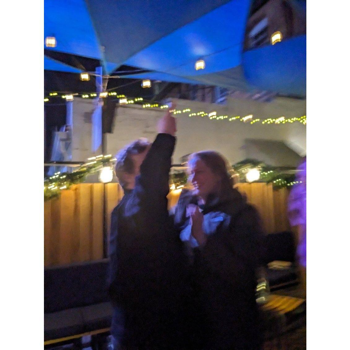 Celebrating the, "Yes!"