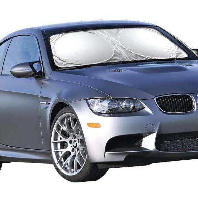 Car Windshield Sun Shade - Blocks UV Rays Sun Visor Protector, Sunshade To Keep Your Vehicle Cool And Damage Free, Easy To Use, Fits Windshields of Various Sizes