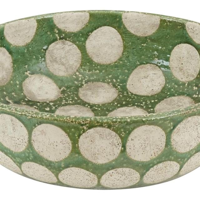 Green Serving Bowl